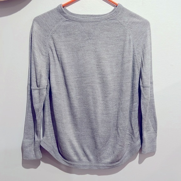 Gray 3/4 Sleeve Sweater - Picture 1 of 5